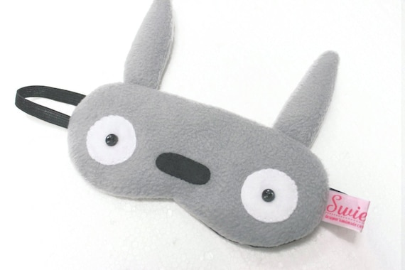 SALE -- Kawaii Sleeping Eye Mask - 'My Neighbor Totoro'