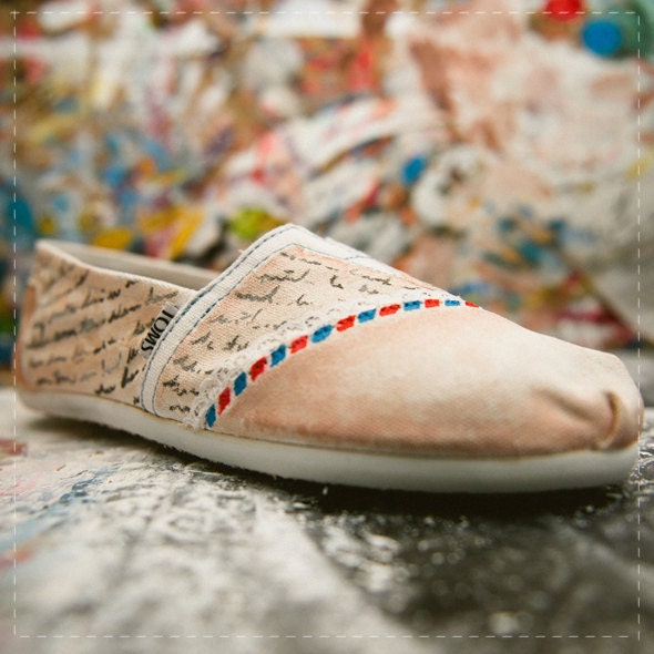 Love Letter Air Mail TOMS shoes