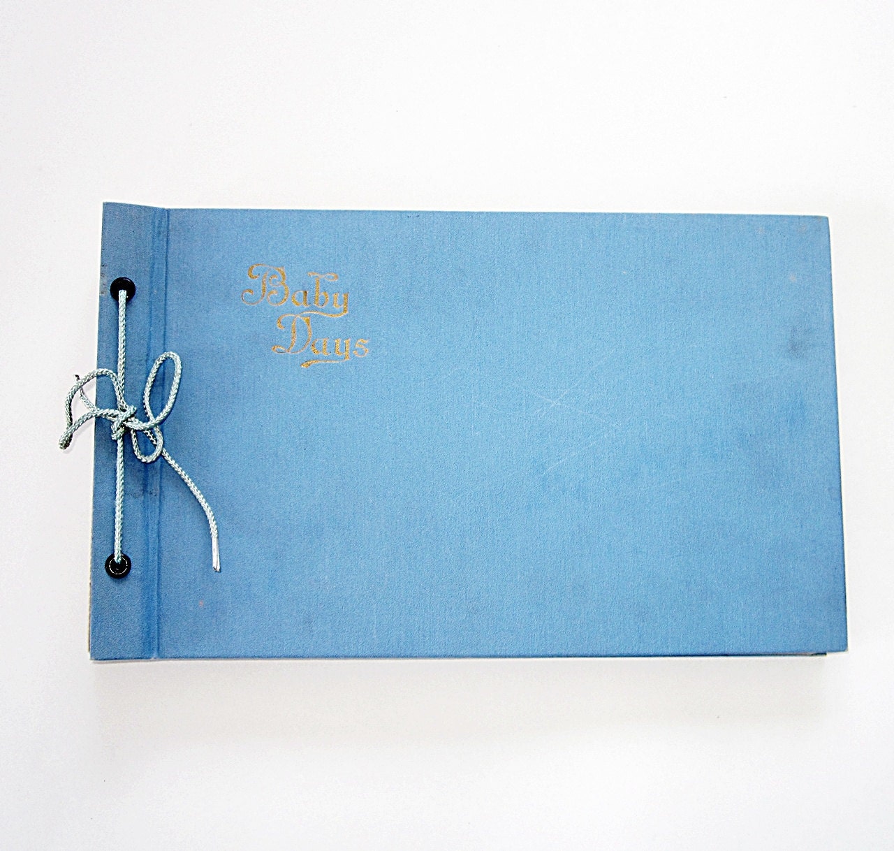 Vintage Blue Baby Book 1950s - Unused
